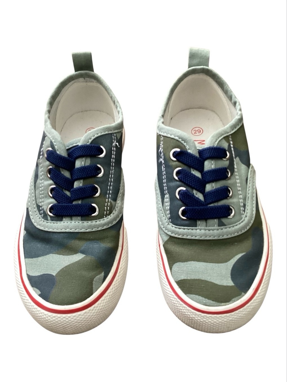 Mini Boden Camo Lo Top Canvas Sneakers